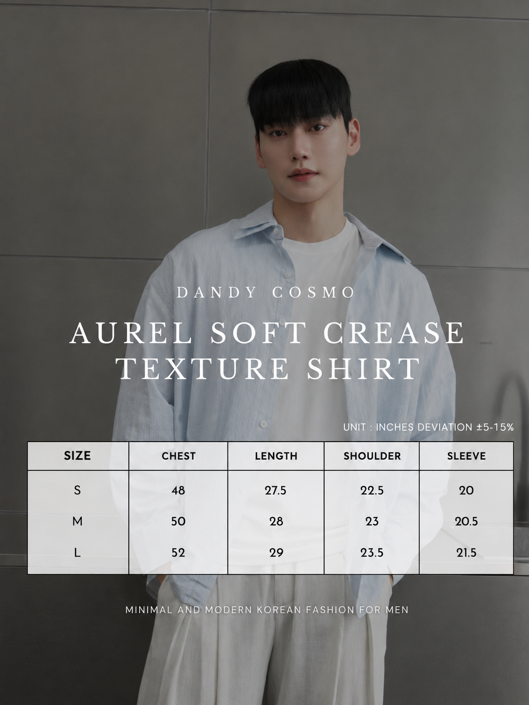 DANDY COSMO | Aurel Soft Create Texture Shirt