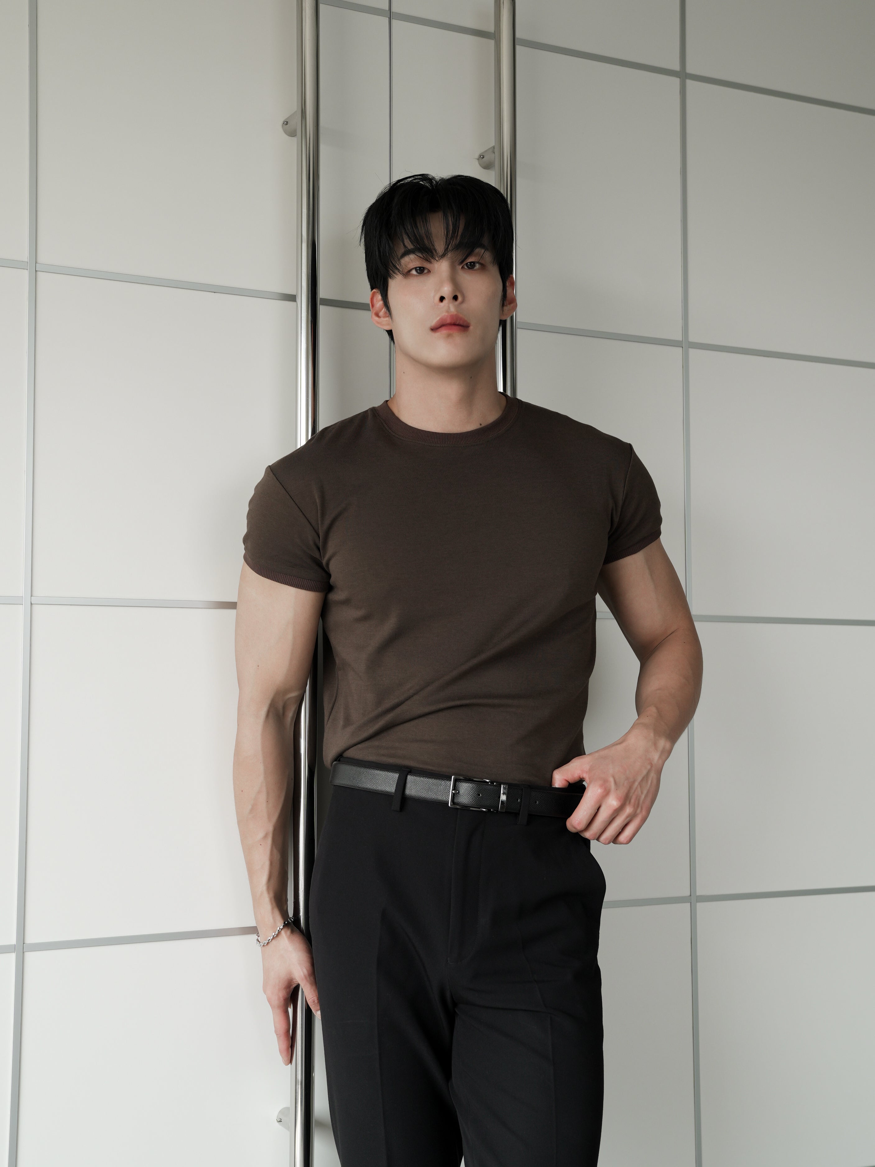 DANDY COSMO | Premium Black Metal Belt 30mm