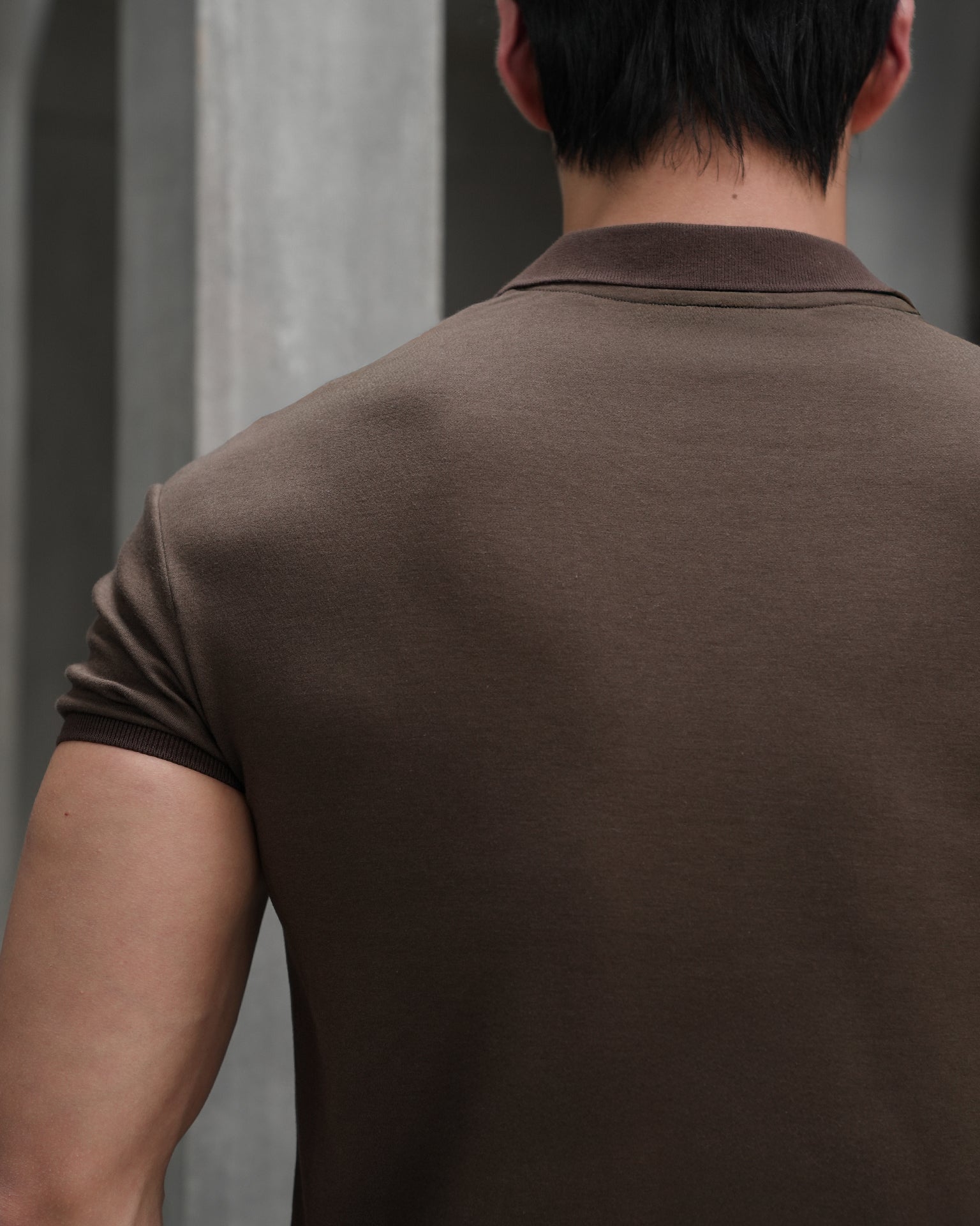 DANDY COSMO | Muscle Fit Polo Neck T-Shirt