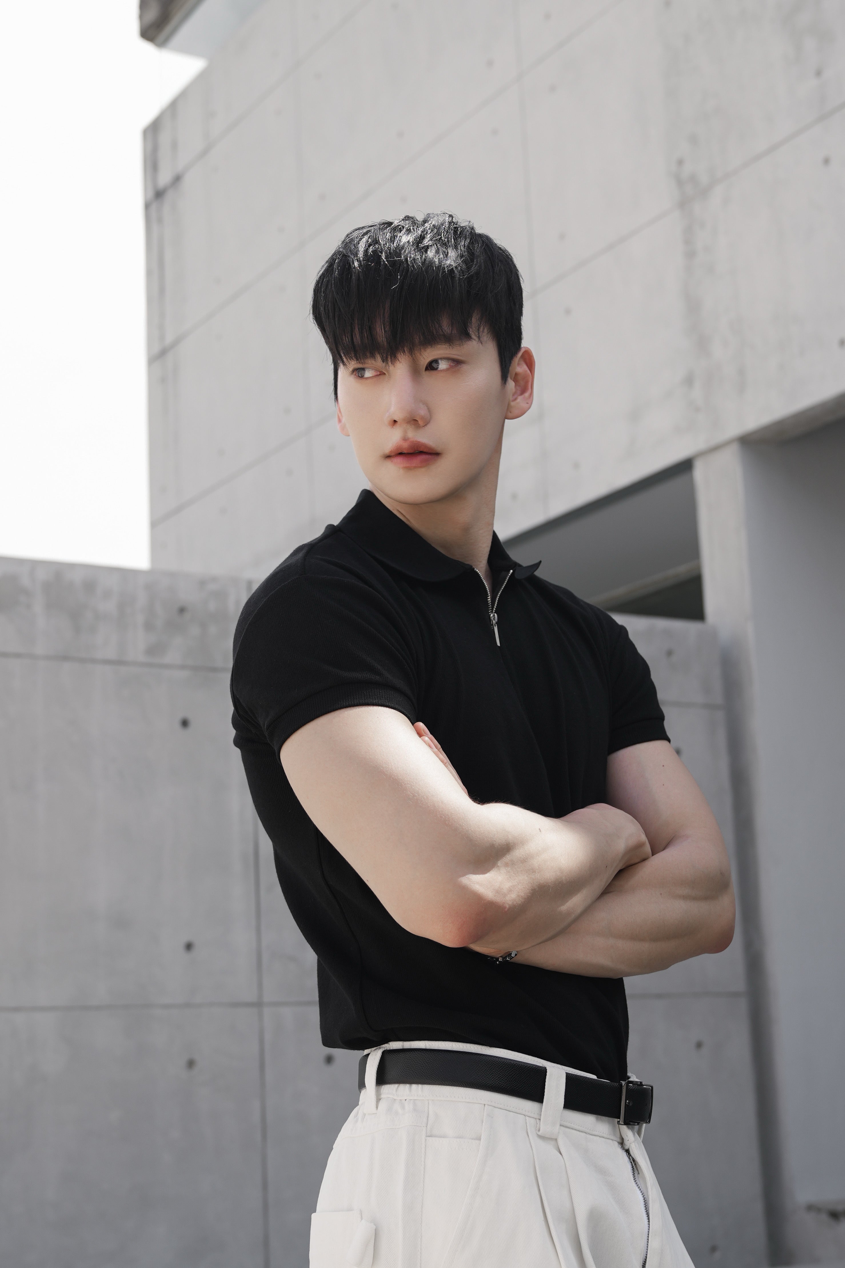 DANDY COSMO | Muscle Fit Polo Zipper
