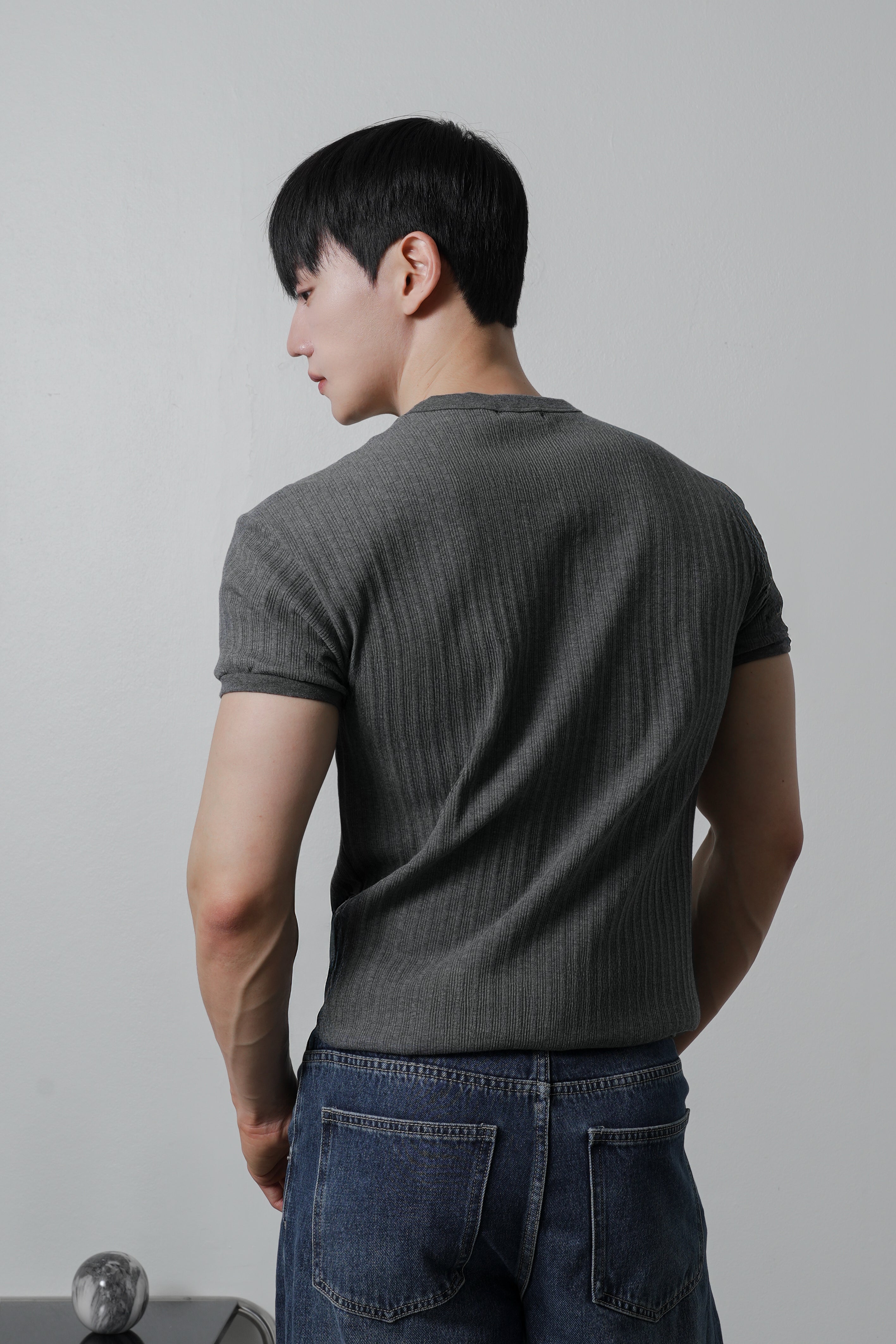 DANDY COSMO | Muscle Fit Henry Rib