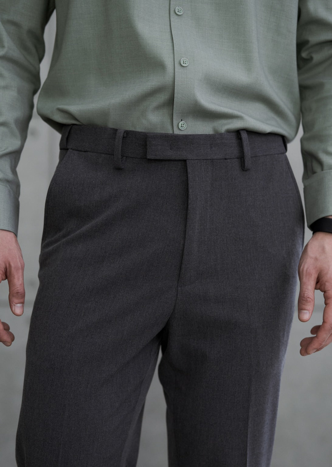 DANDY COSMO | Hidden banding Slacks Pants